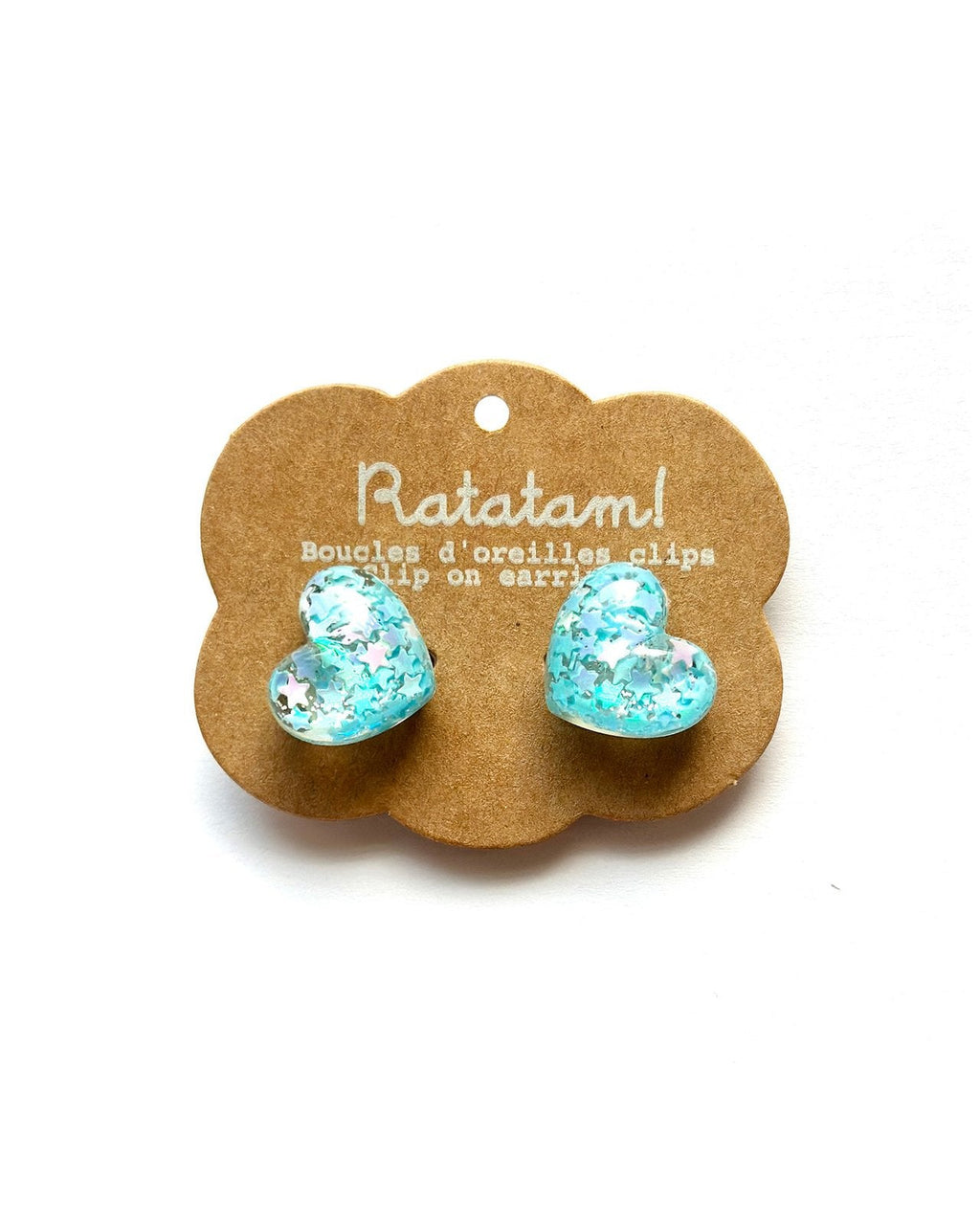 Set of 5 multicolor pairs of earrings HEARTS image 5
