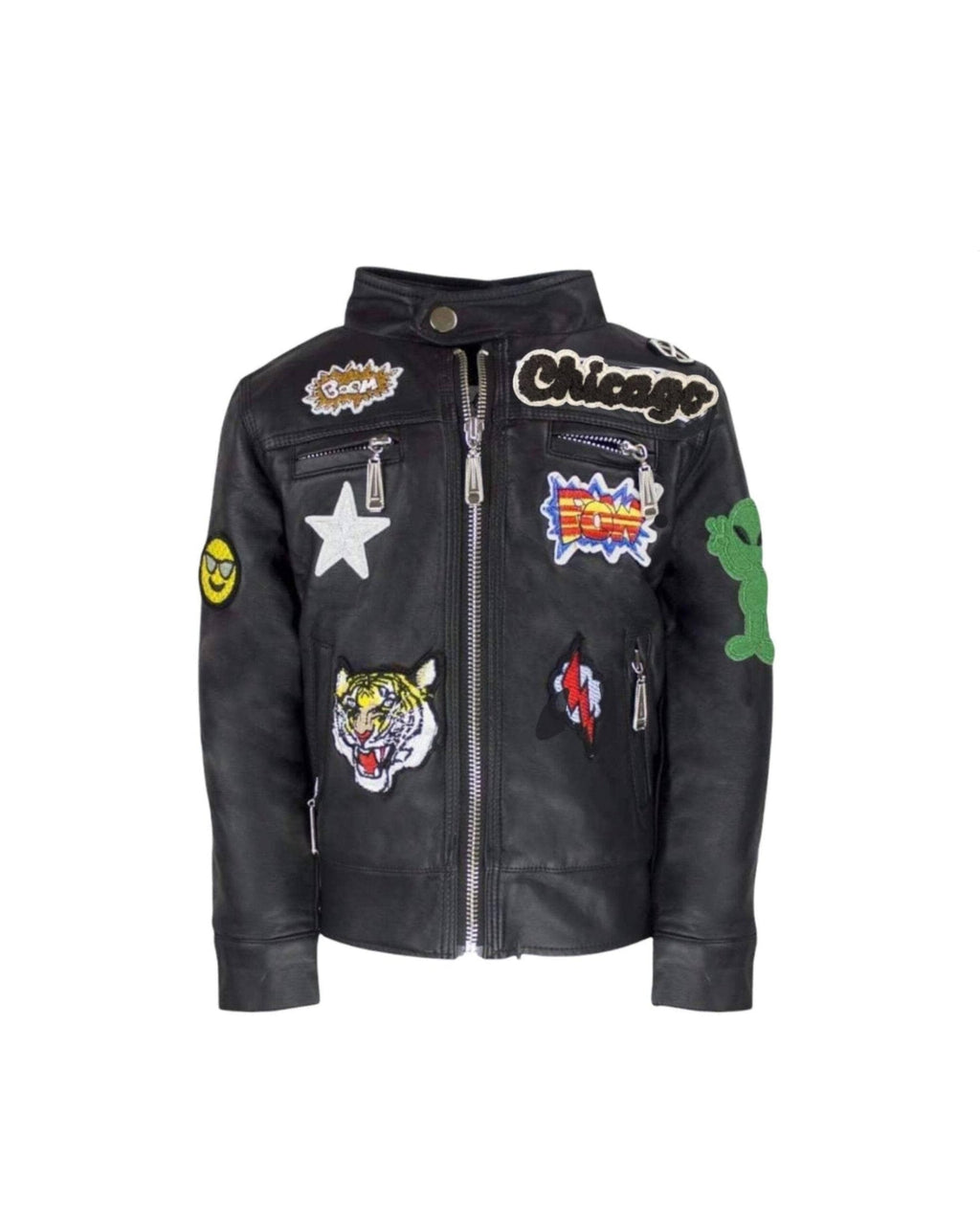 All About The Patch Vegan Leather Jacket image 1