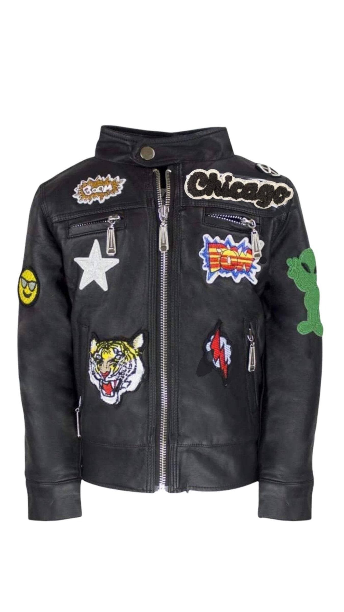 All About The Patch Vegan Leather Jacket image 1