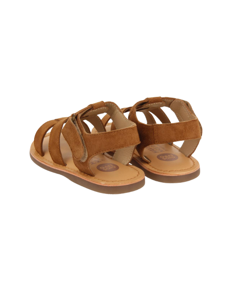 Anaco Boys Tan Leather Strappy Sandals image 1