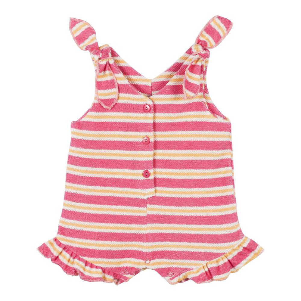 Woven Frilled Jumpsuit Azalea Stripes image 0