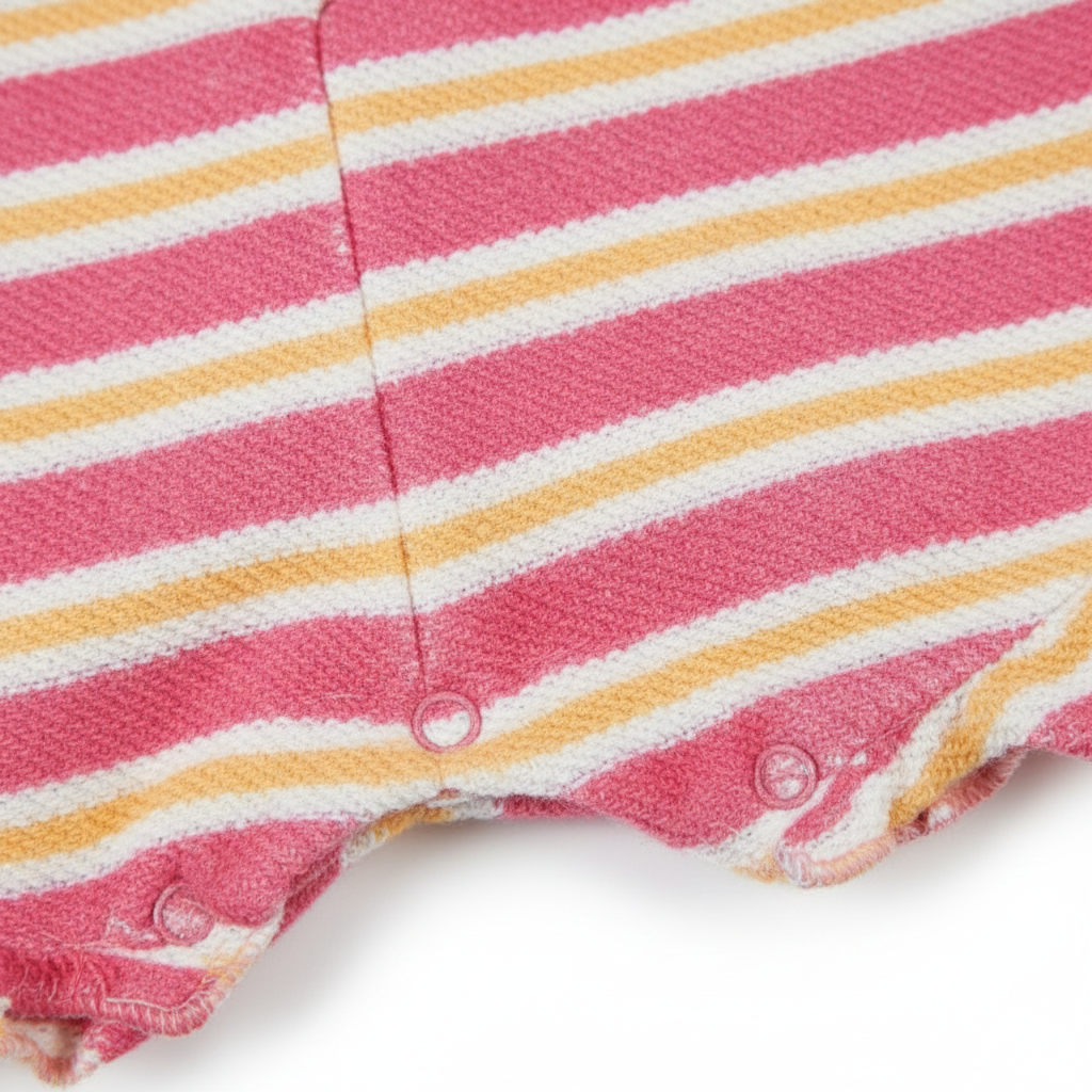 Woven Frilled Jumpsuit Azalea Stripes
