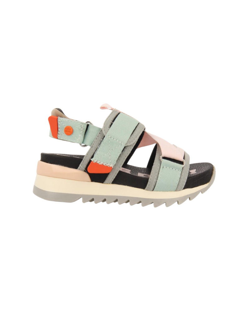 Bundall girls mesh sandals with adjustable white straps image 7