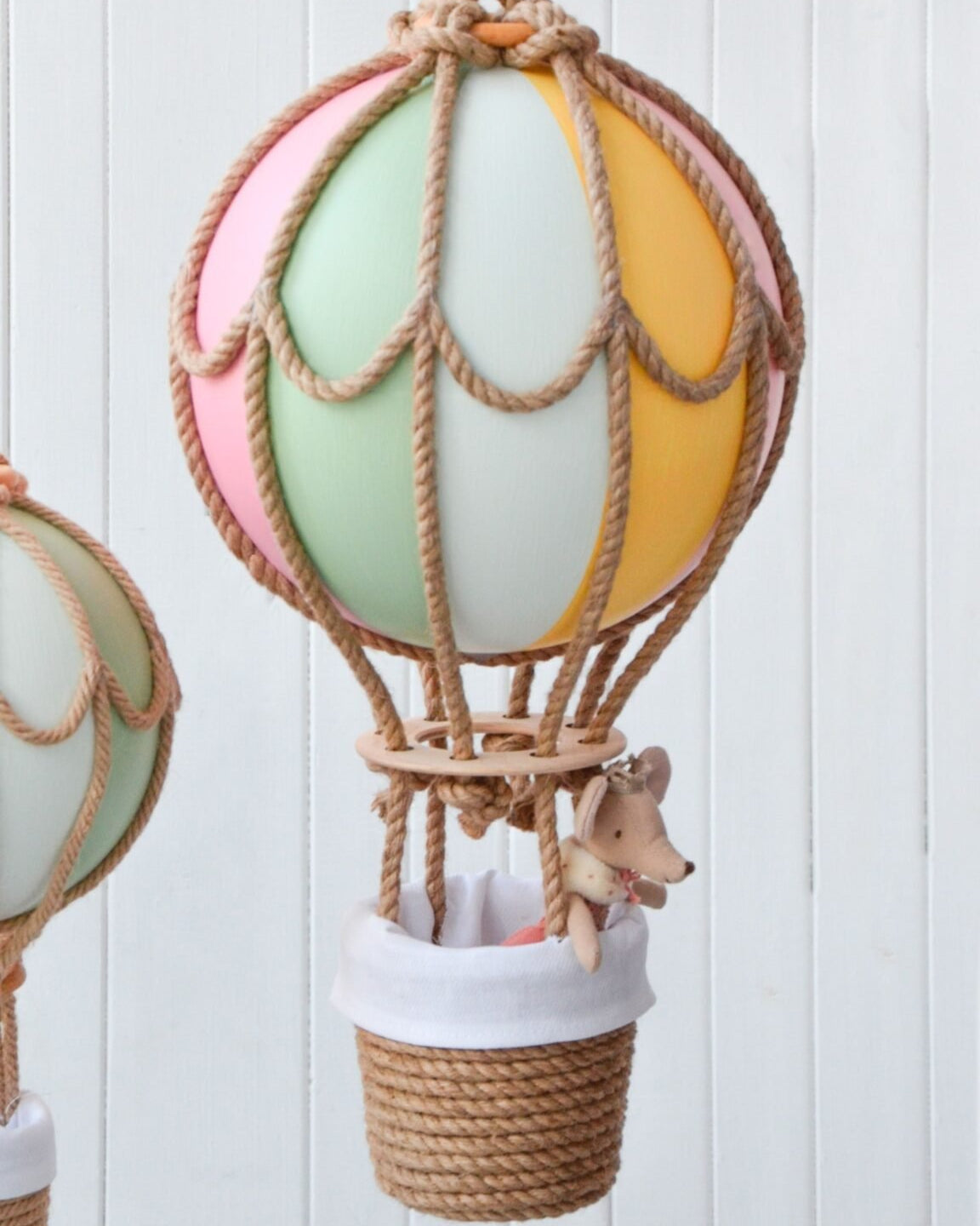 Hot Air Balloon Decor (Size L) - Rainbow image