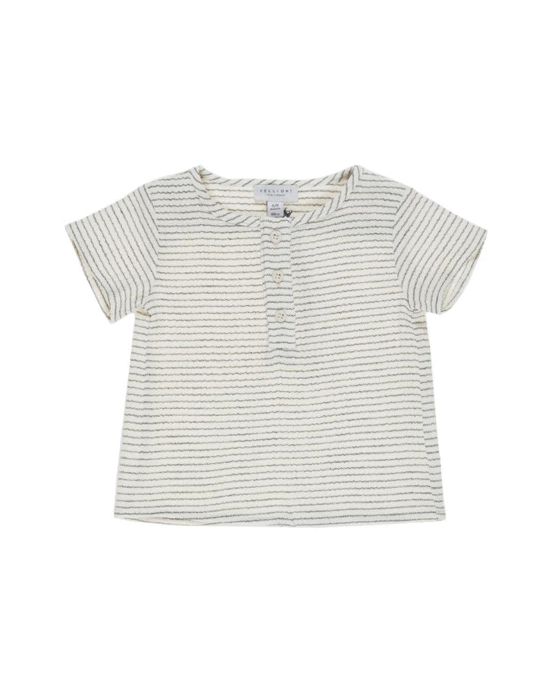 Buttoned Blouse Striped Black & White image 0