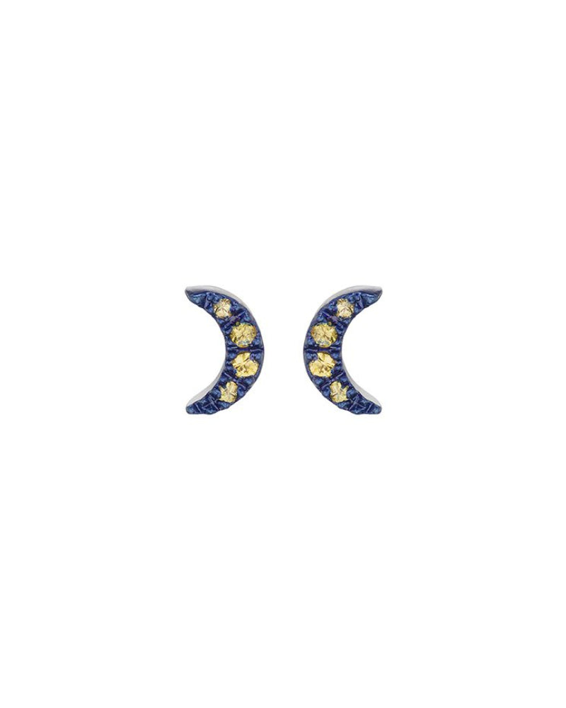 Midnight Blue Moonlight Earrings image 0