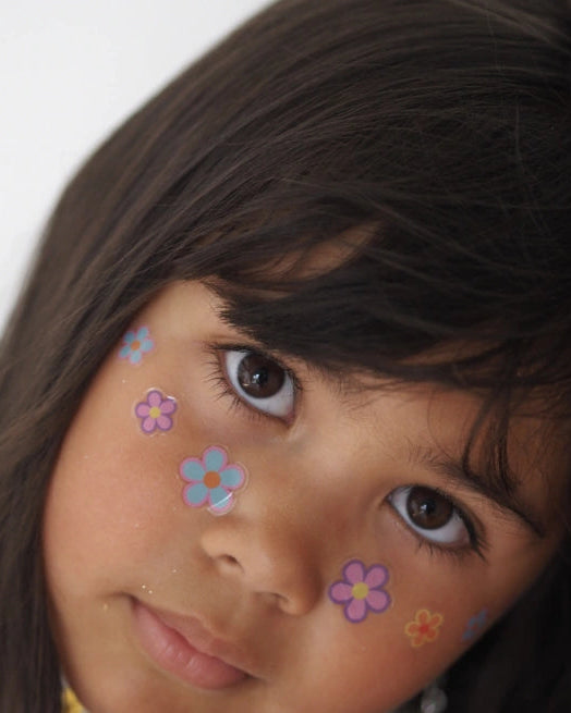 Flower Face Stickers image 1