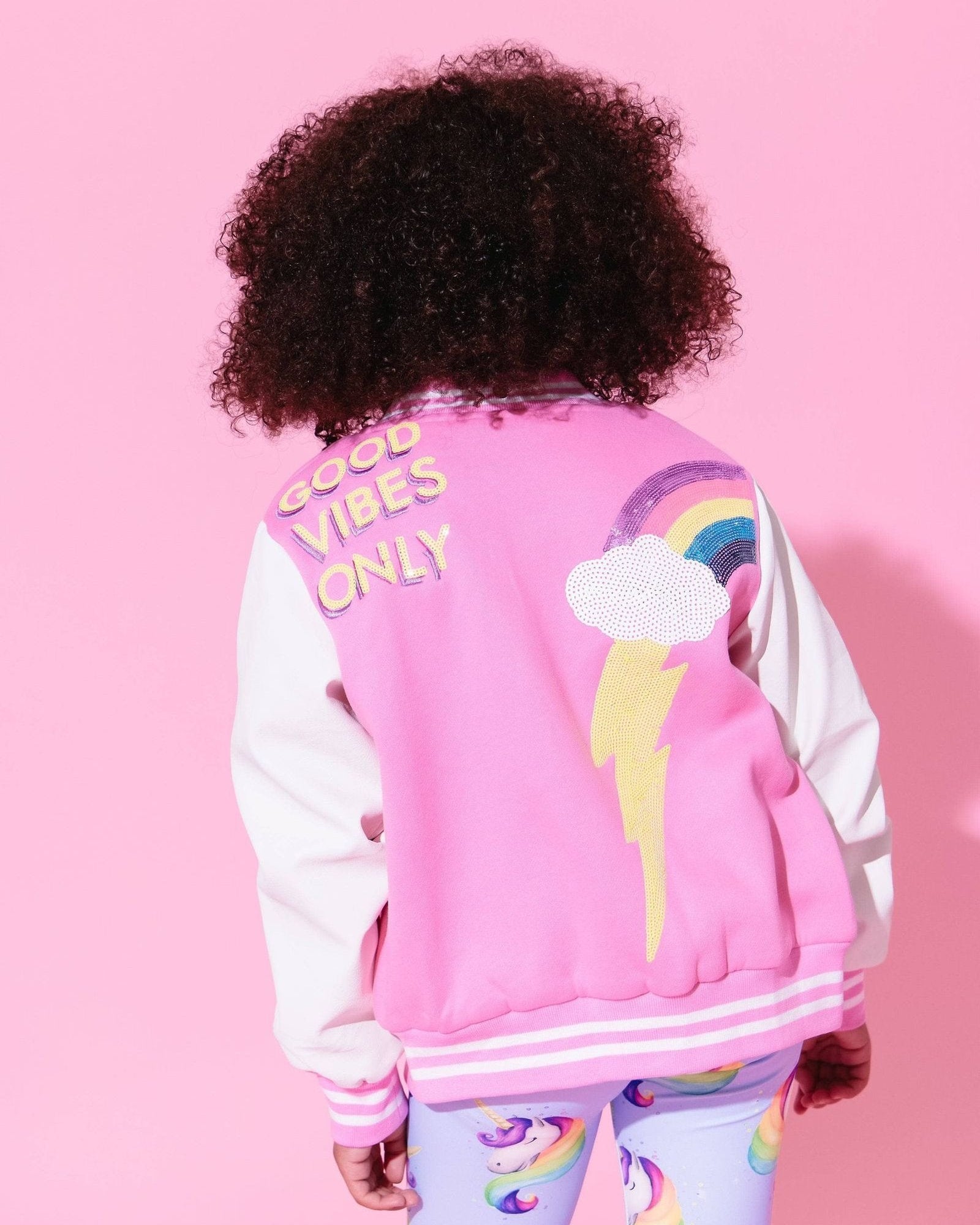 Good Vibes Varsity Bomber   image 4