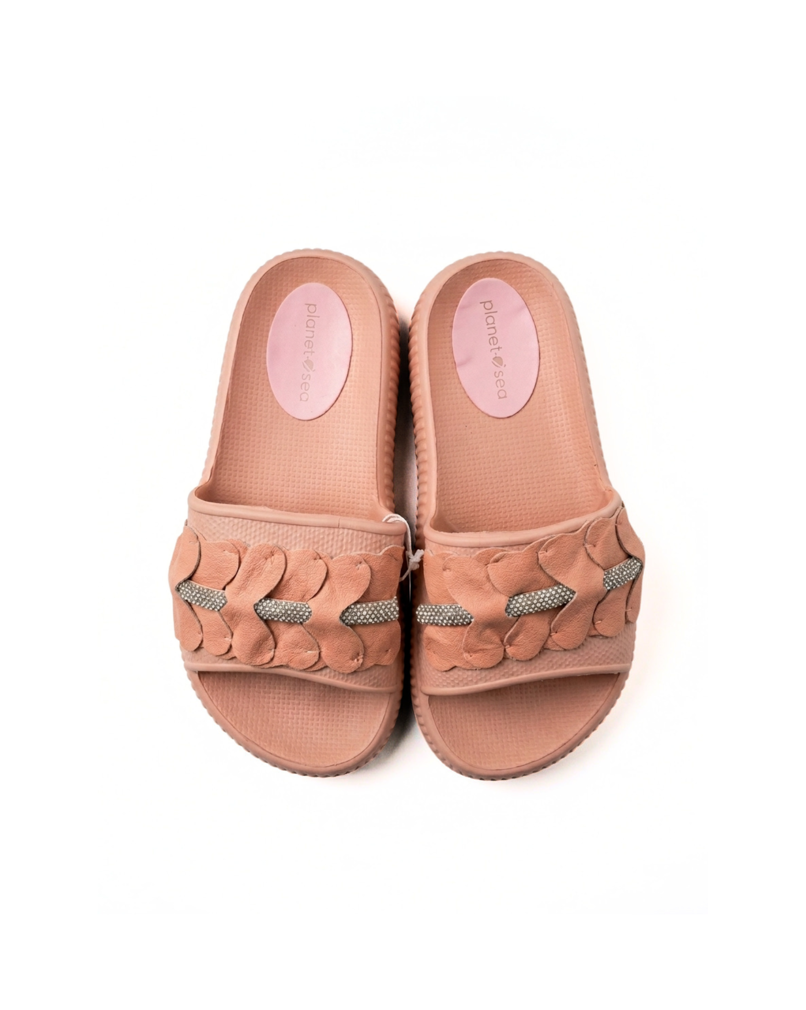Beige Leather Butterfly