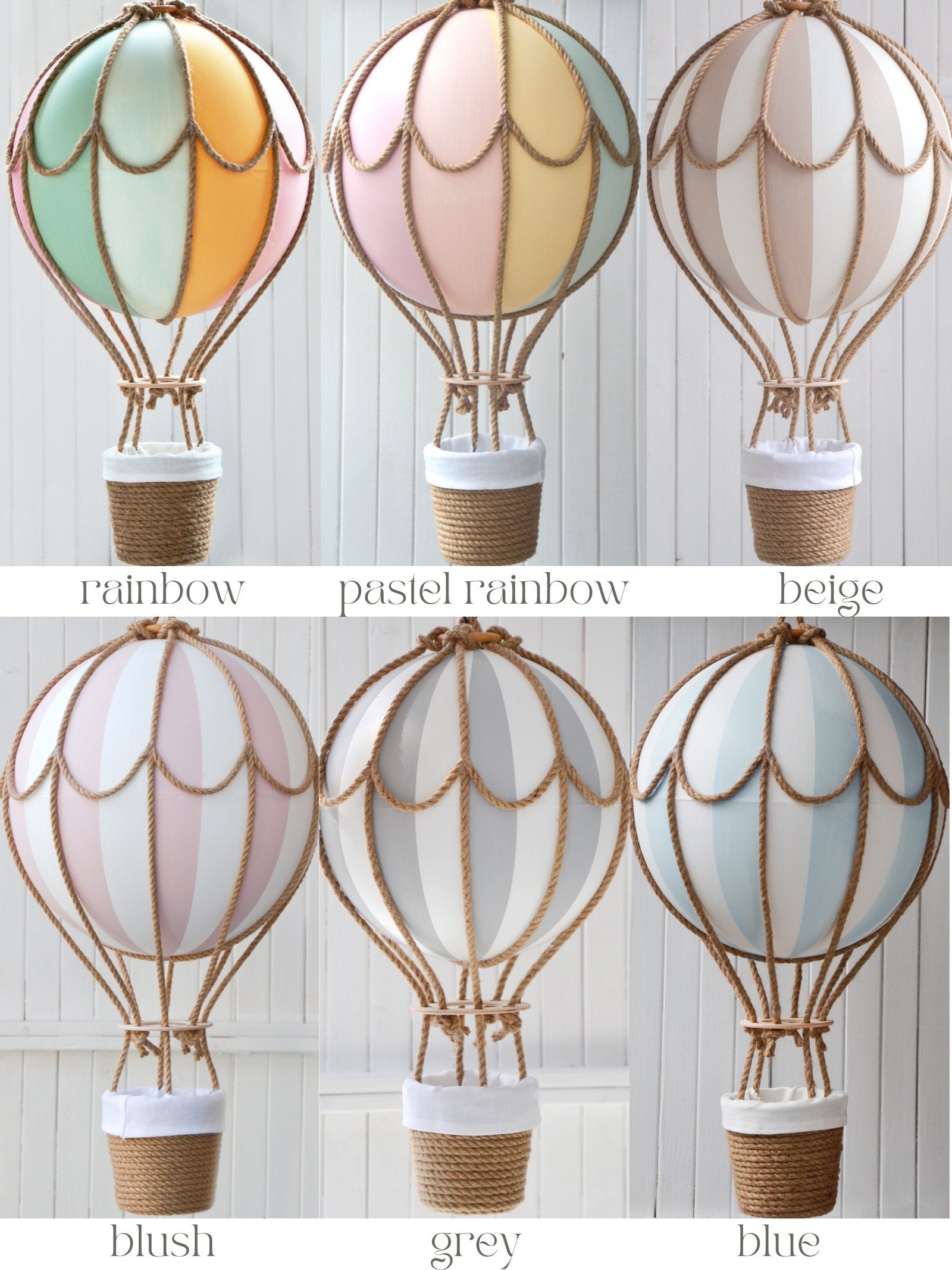 Hot Air Balloon For Nursery (Size XS) image 4