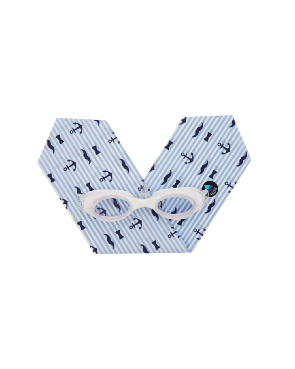 Anchors Mustaches Stripes Headband