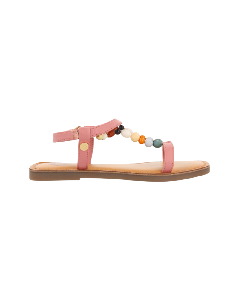 Croze Girls Decorated Off White Leather Sandals image 4