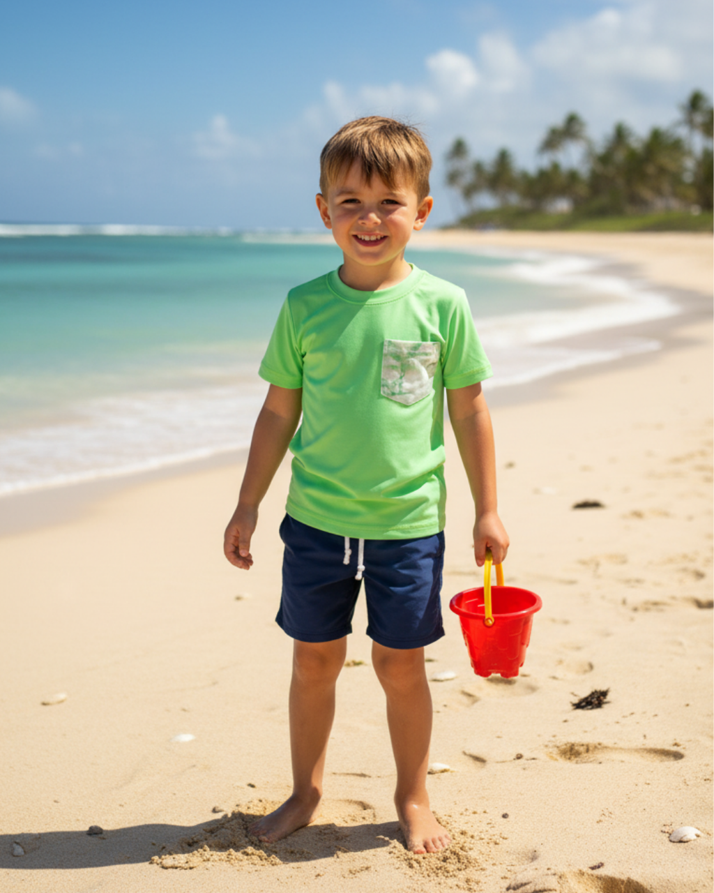 MINT SHORT SLEEVE RASHGUARD WITH
POCKET KAUAI MINT