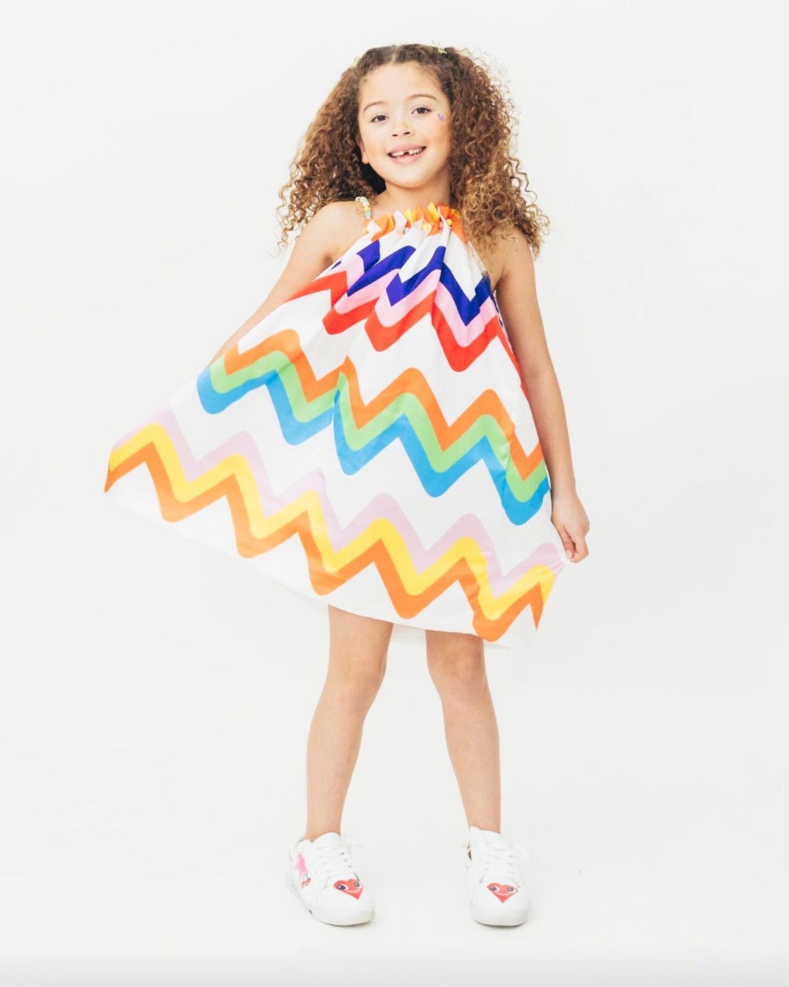 Wave Beaded Multi-Color Dress image 1