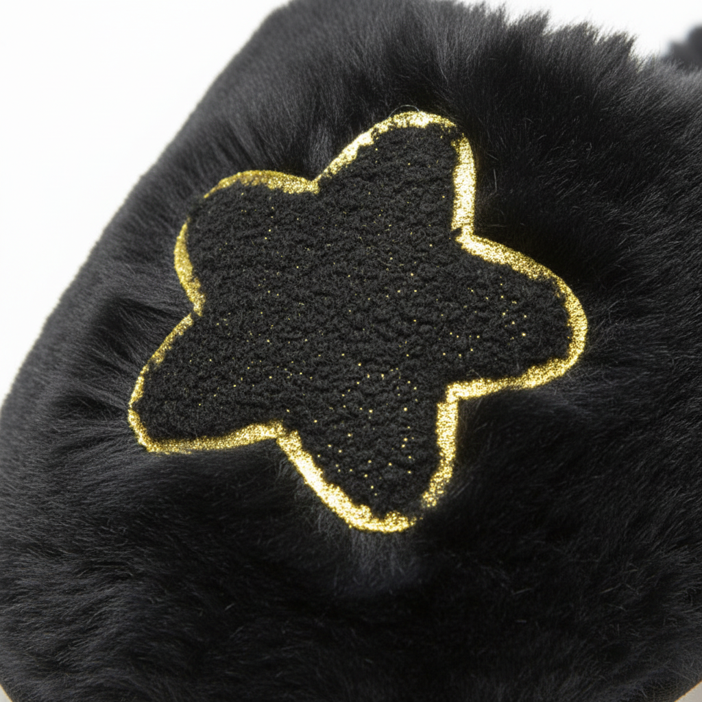 Cali Star Fuzzy Slippers