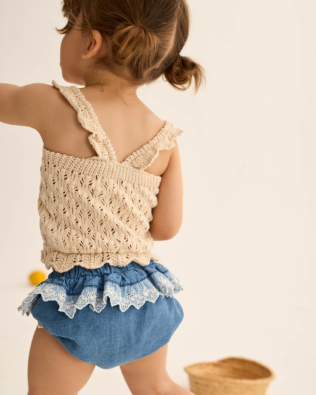Openwork Tricot Baby Top