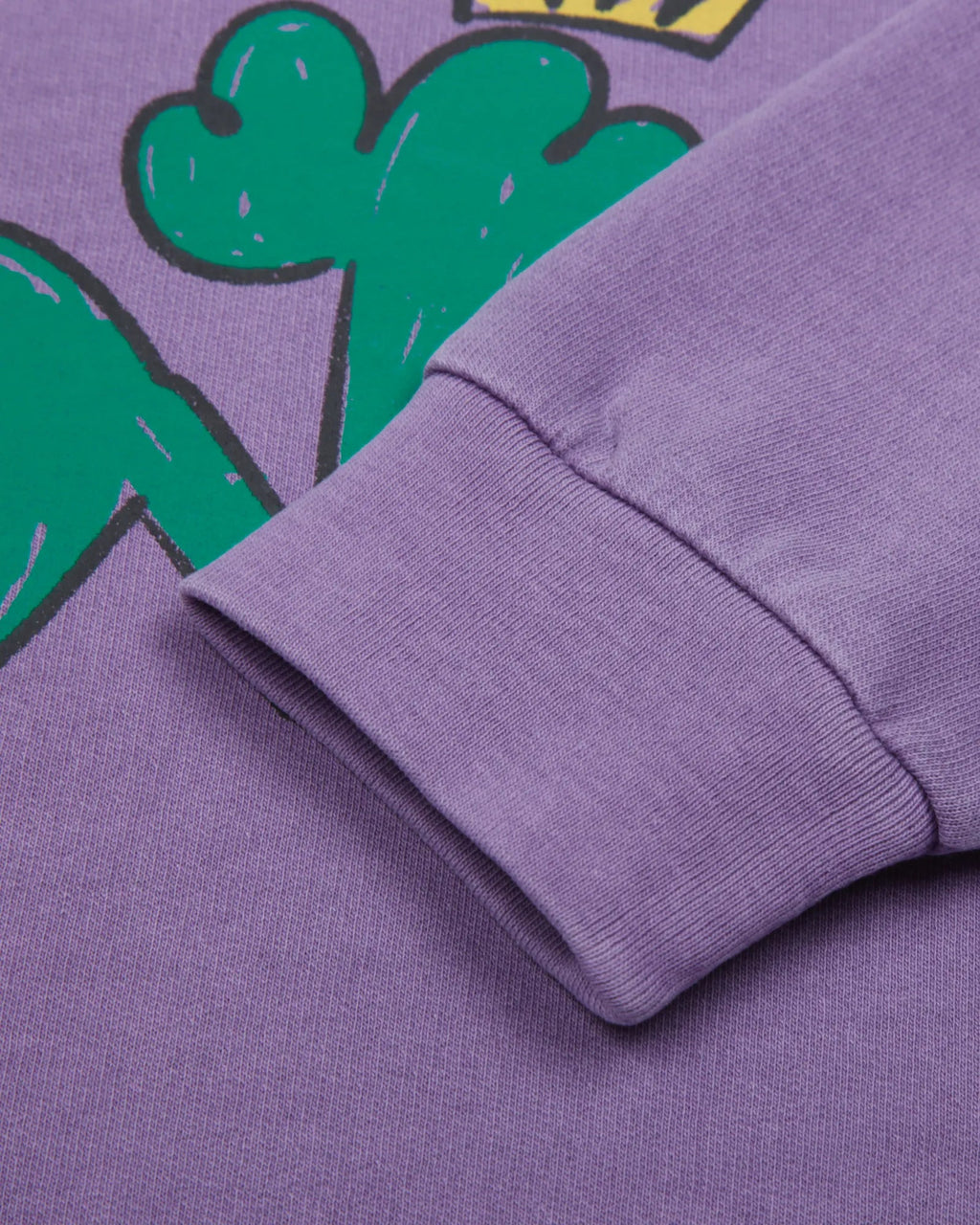 Broccoli Pigment Sweatshirt – Purple image 3