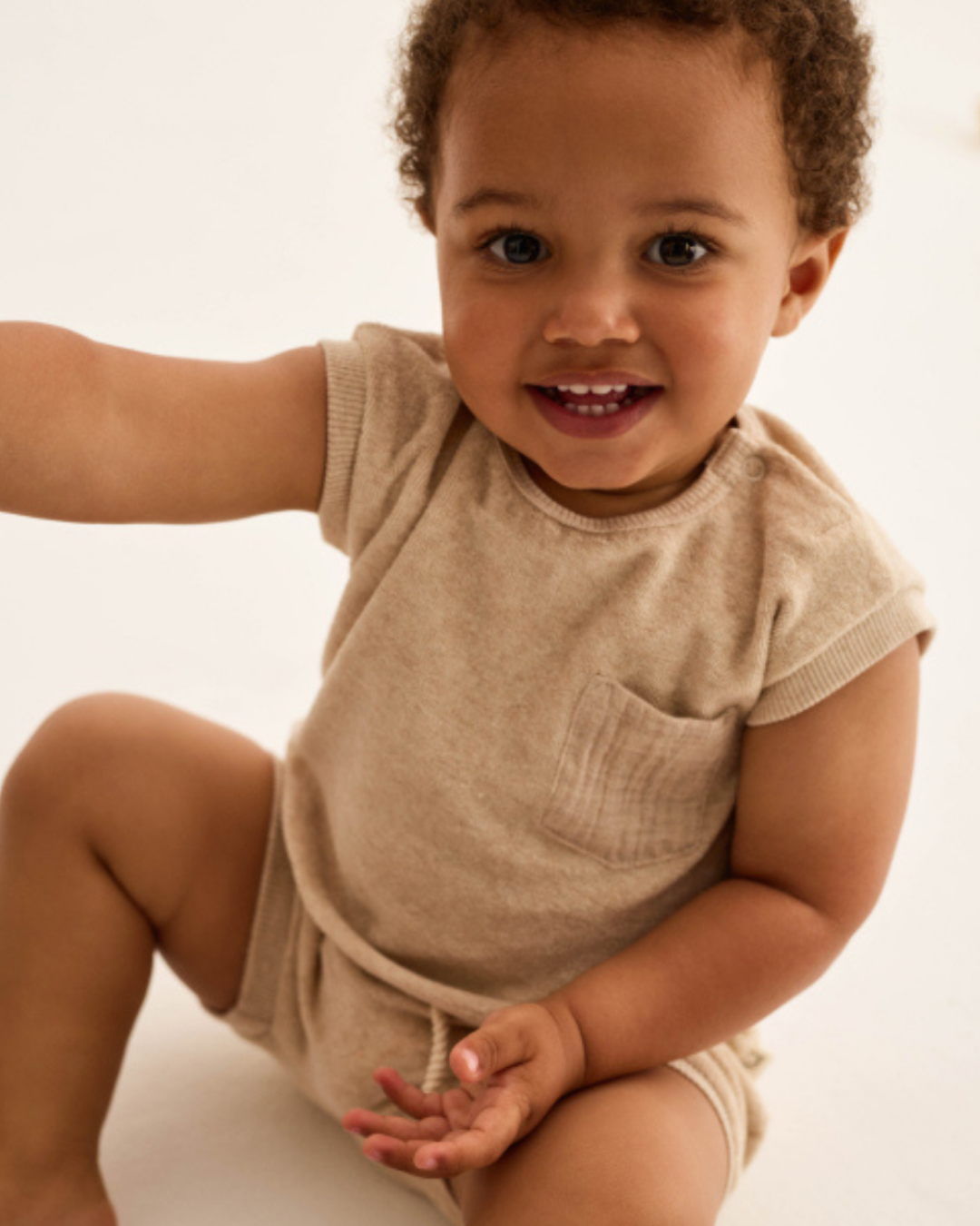 Soft Terry Cloth Baby T-Shirt
