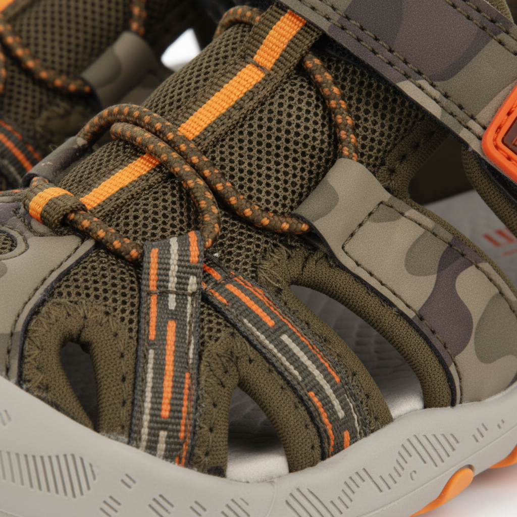 Mautes Boys Camouflage Sports Sandals
