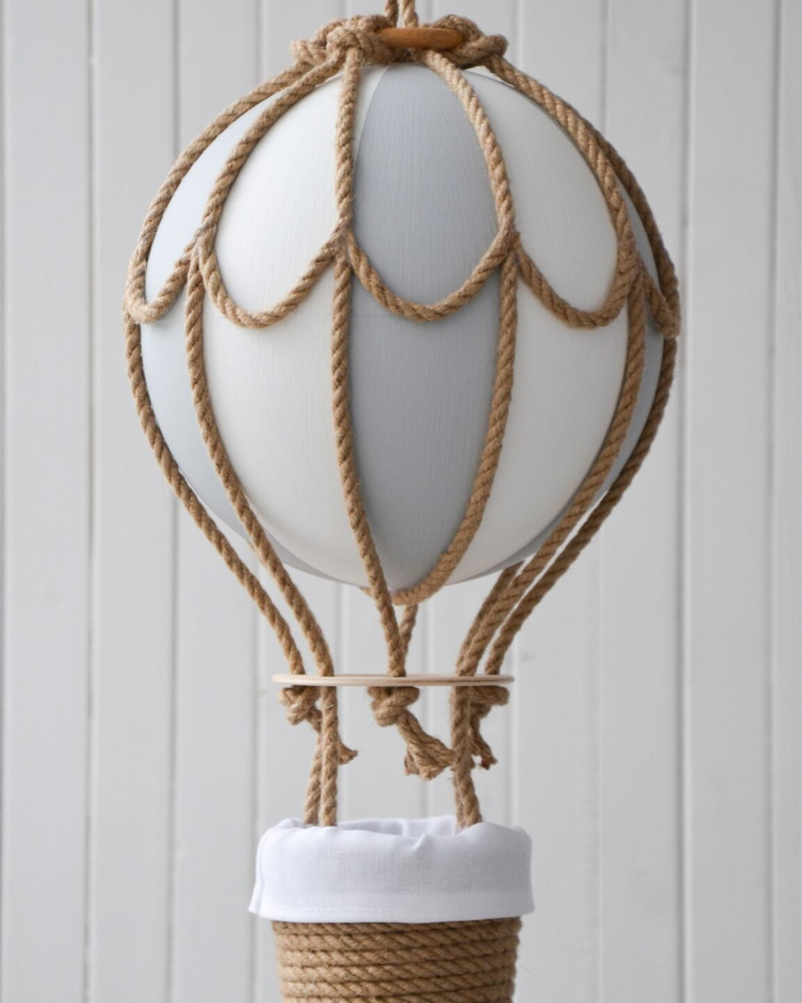 Hot Air Balloon For Nursery (Size XS) - Grey image