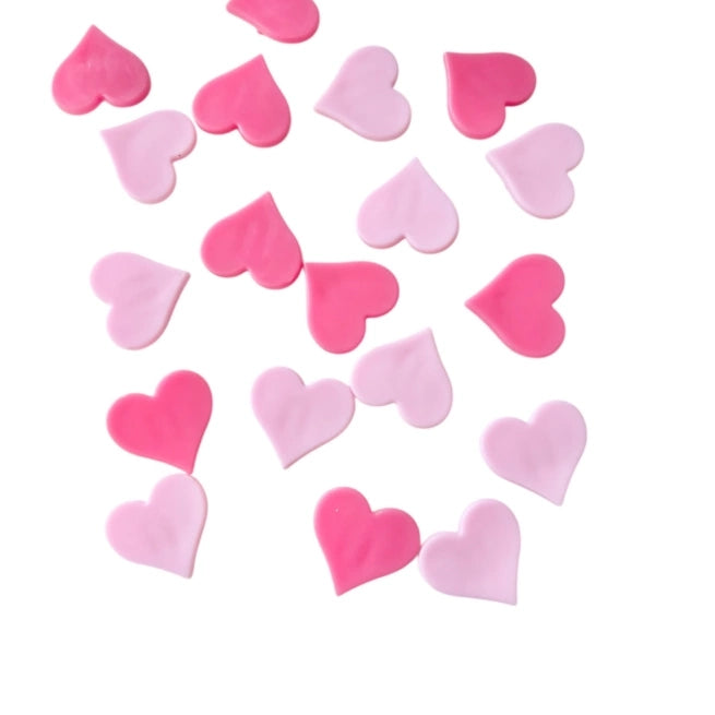 Pink hearts clip on bike wheels image 0