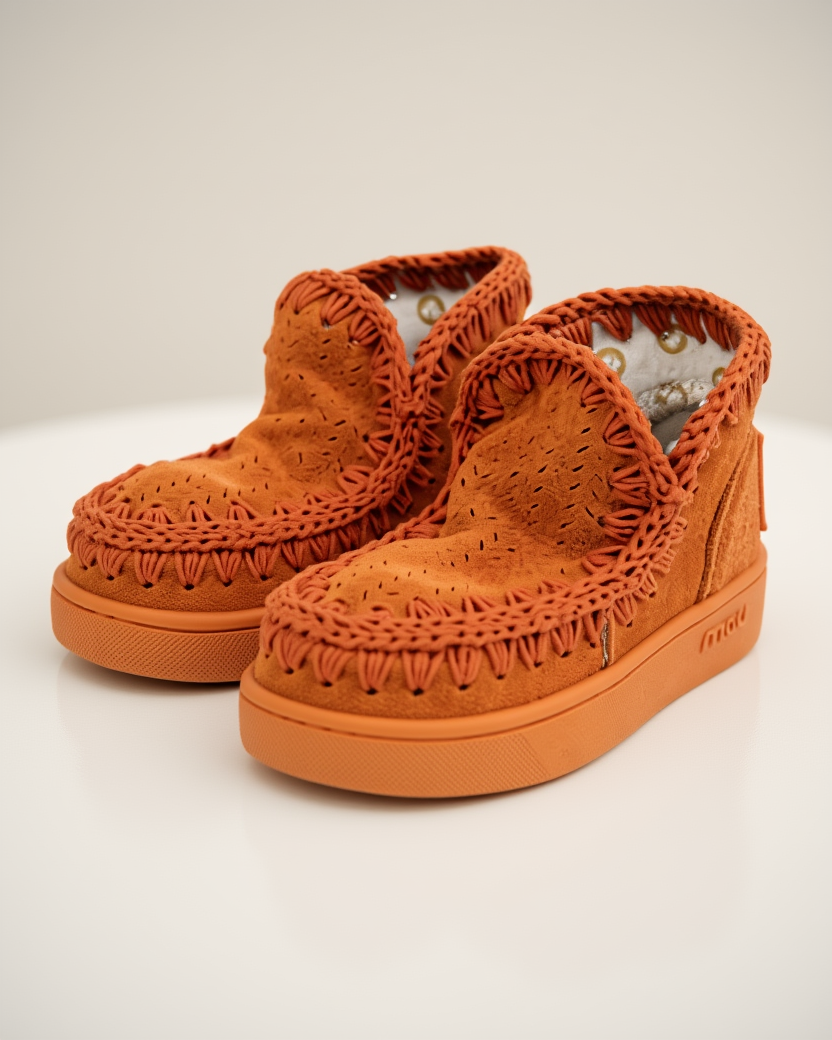 Summer Eskimo Sneaker Kid Monochrome - Orange, 28 image