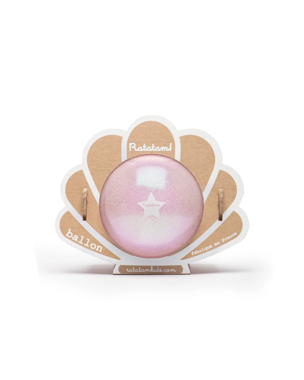 Shell ball 10 cm - Pink image
