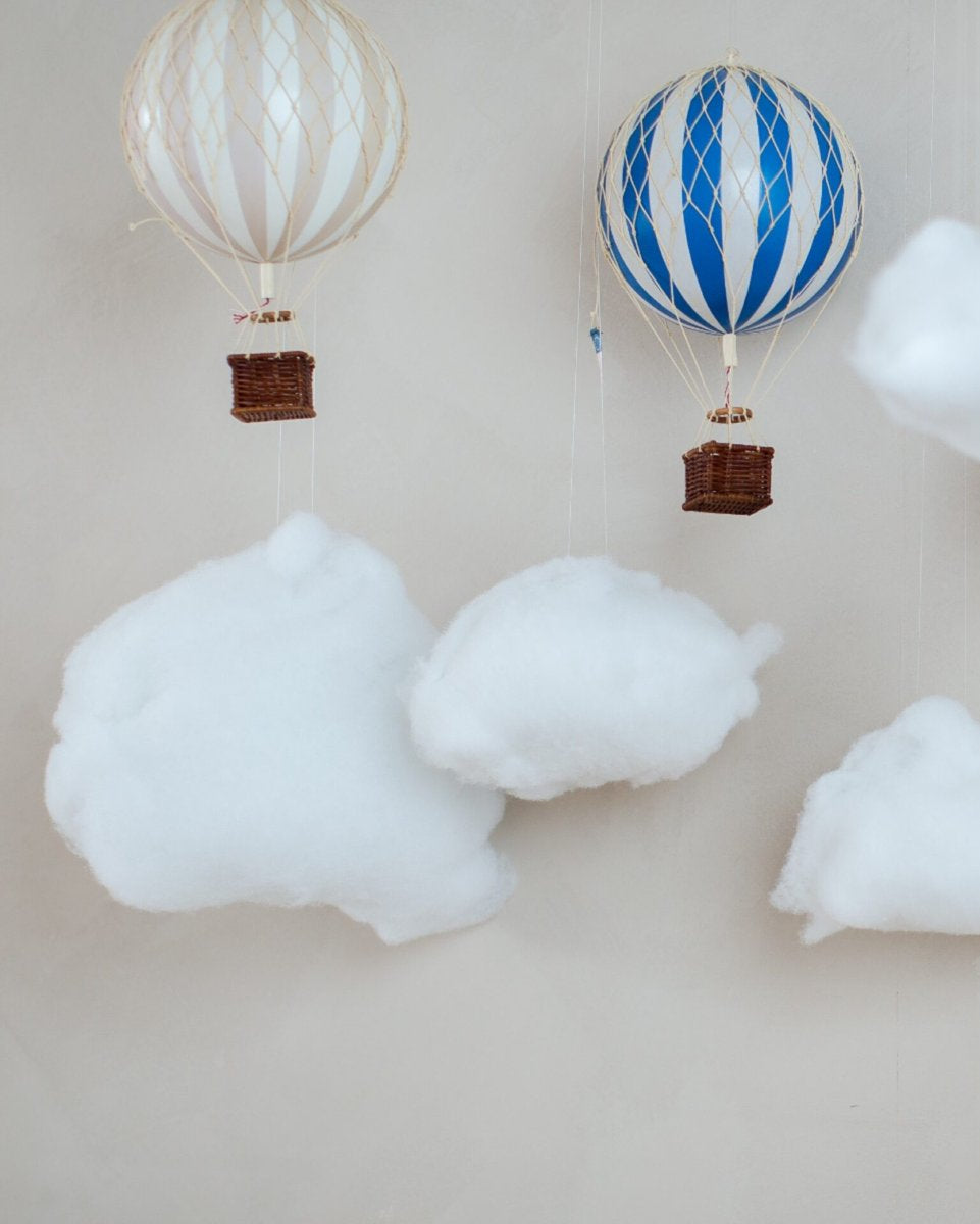 set of 5 decorative clouds   fluffy   image 0