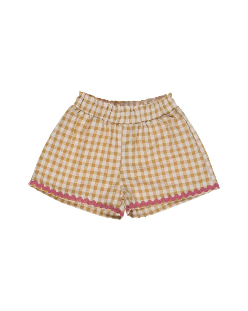 BABY BERMUDA SEERSUCKER SKIN & CARAMEL image 0