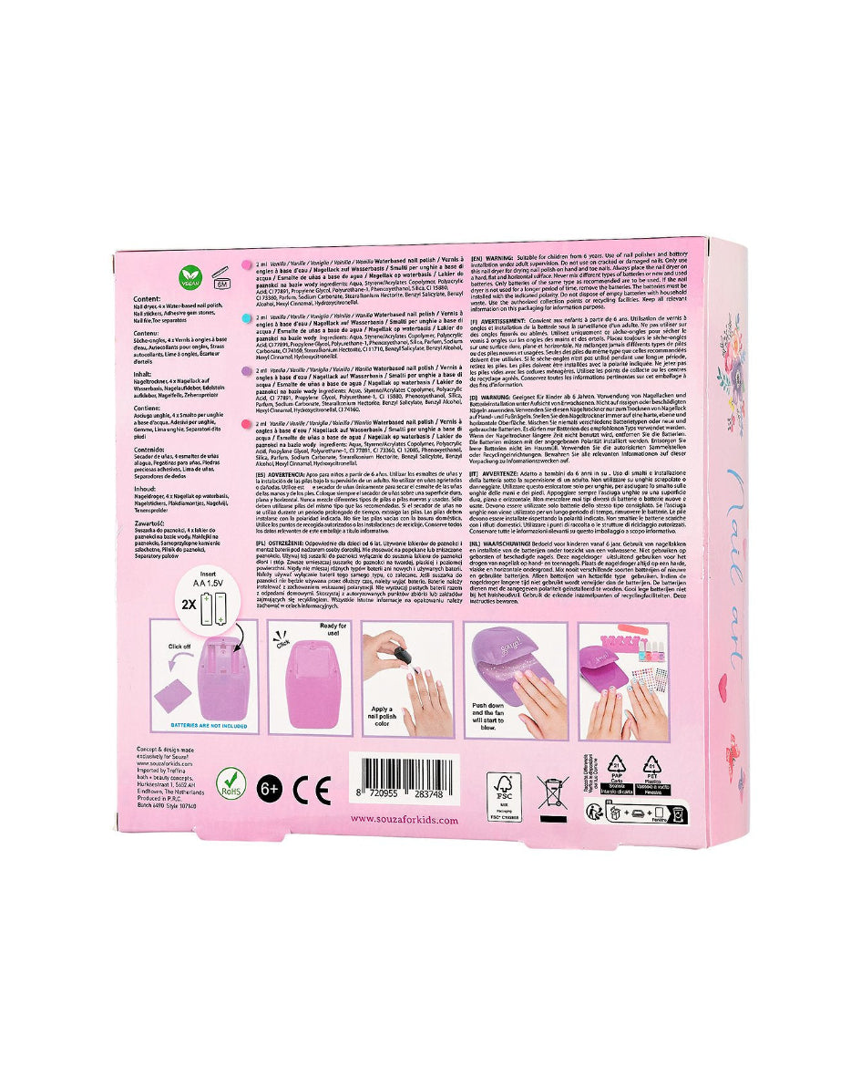 Nail dryer + Nail polish set image 2