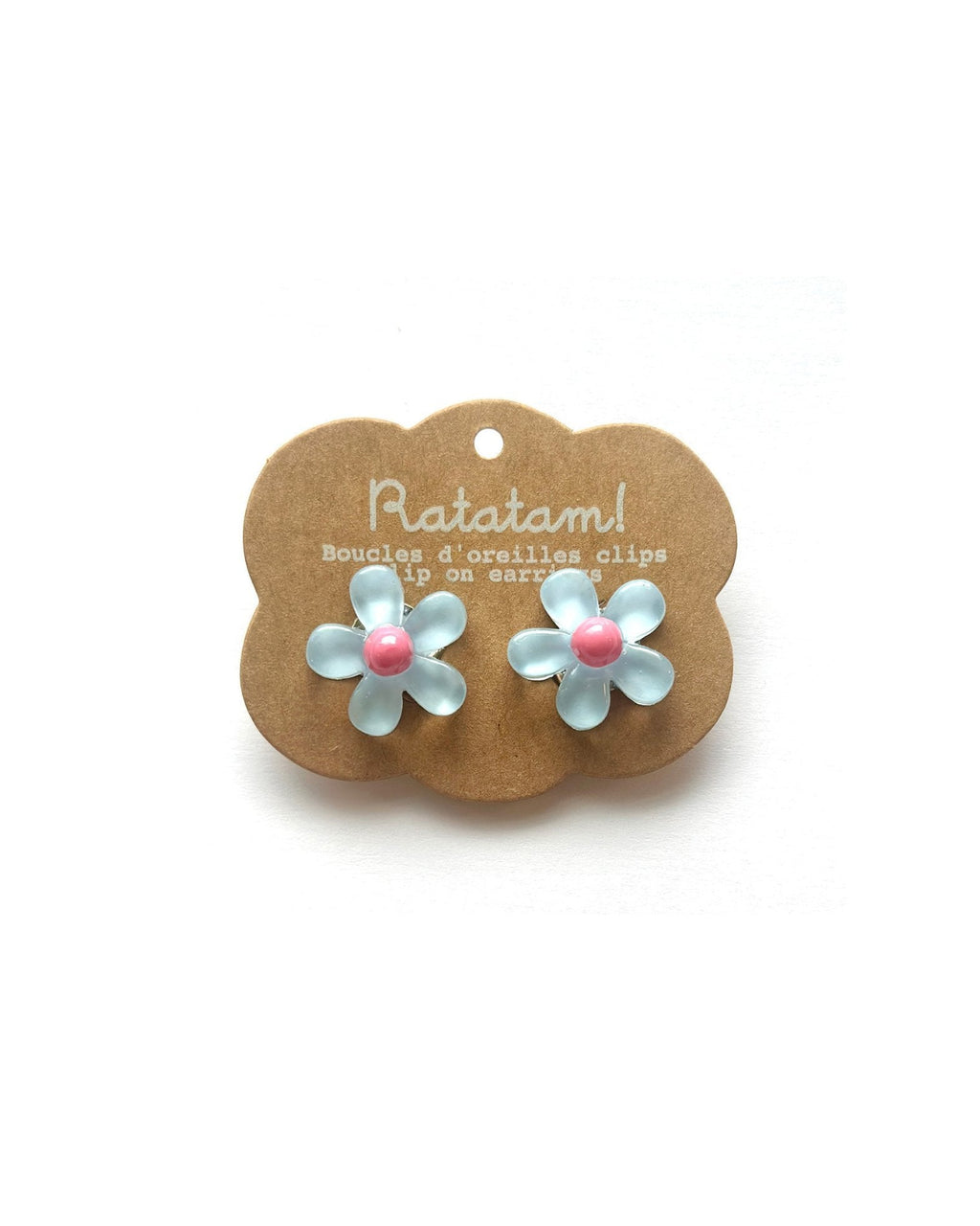 Set of 5 multicolor pairs of earrings FLOWERS image 5