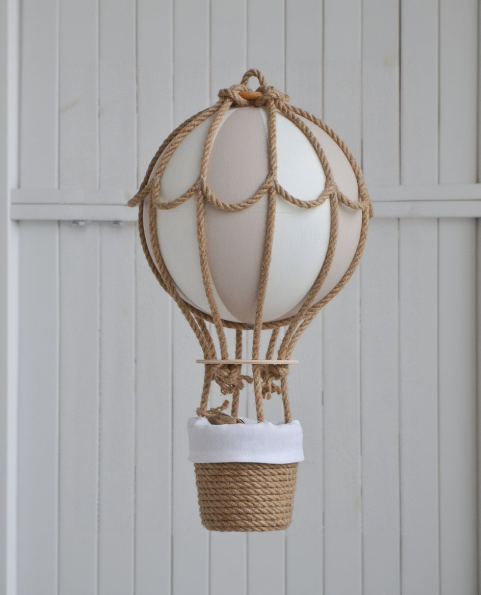 Hot Air Balloon For Nursery (Size XS) - Beige image