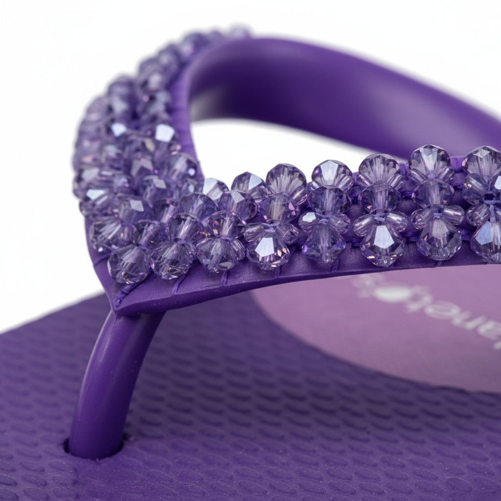 PURPLE ACRYLIC BEADS