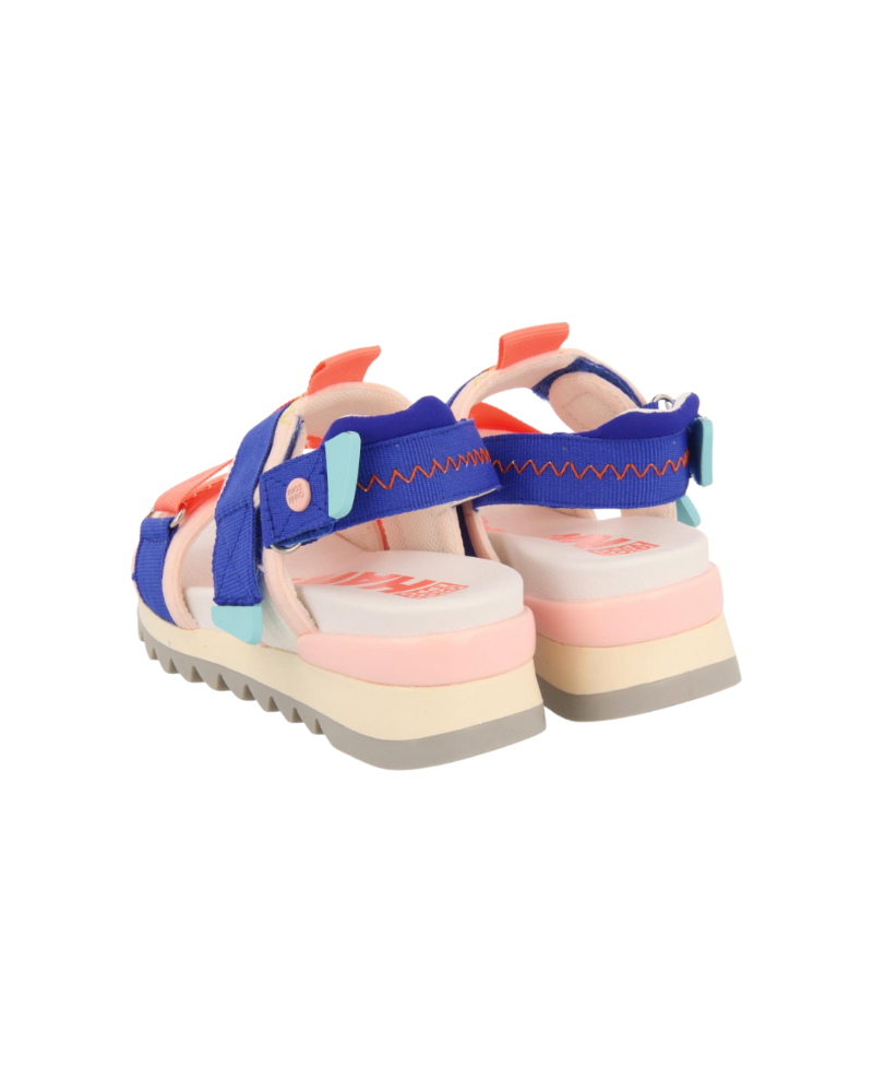 Bundall girls mesh sandals with adjustable white straps image 2