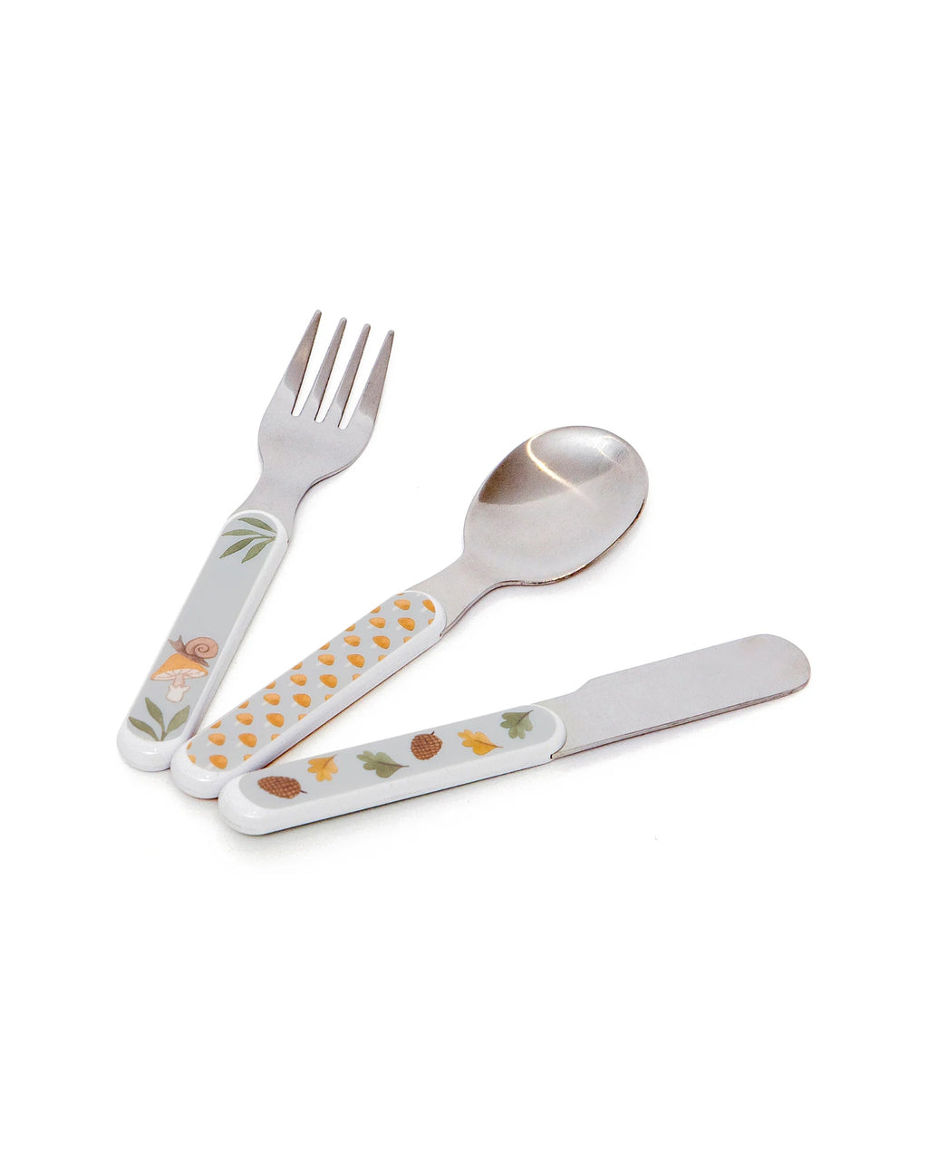 Cutlery set animal craddle - Blue image