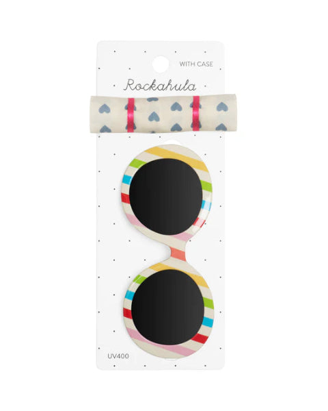 Vintage Rainbow Stripe Sunglasses image 2