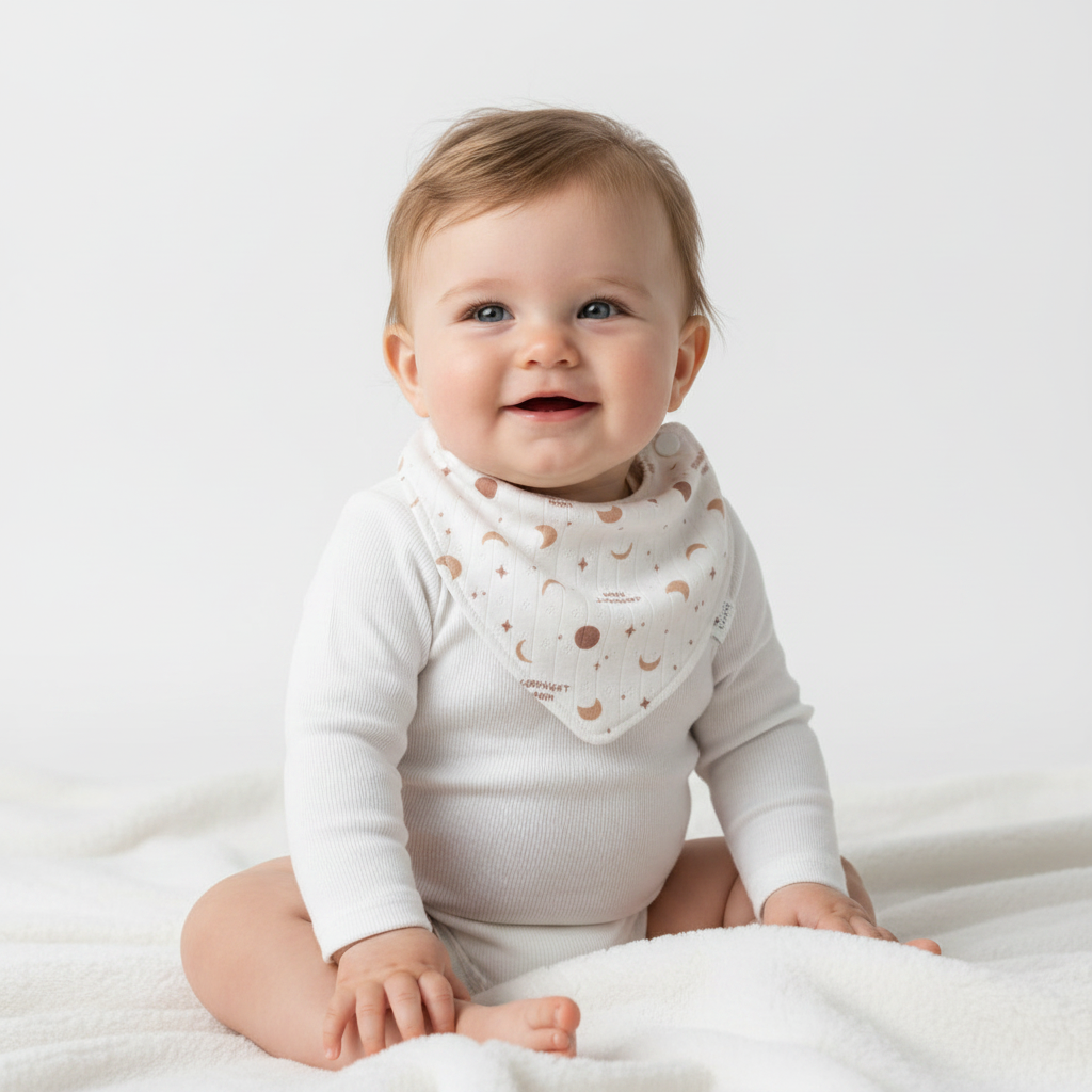 Goodnight Moon Jacquard Bib