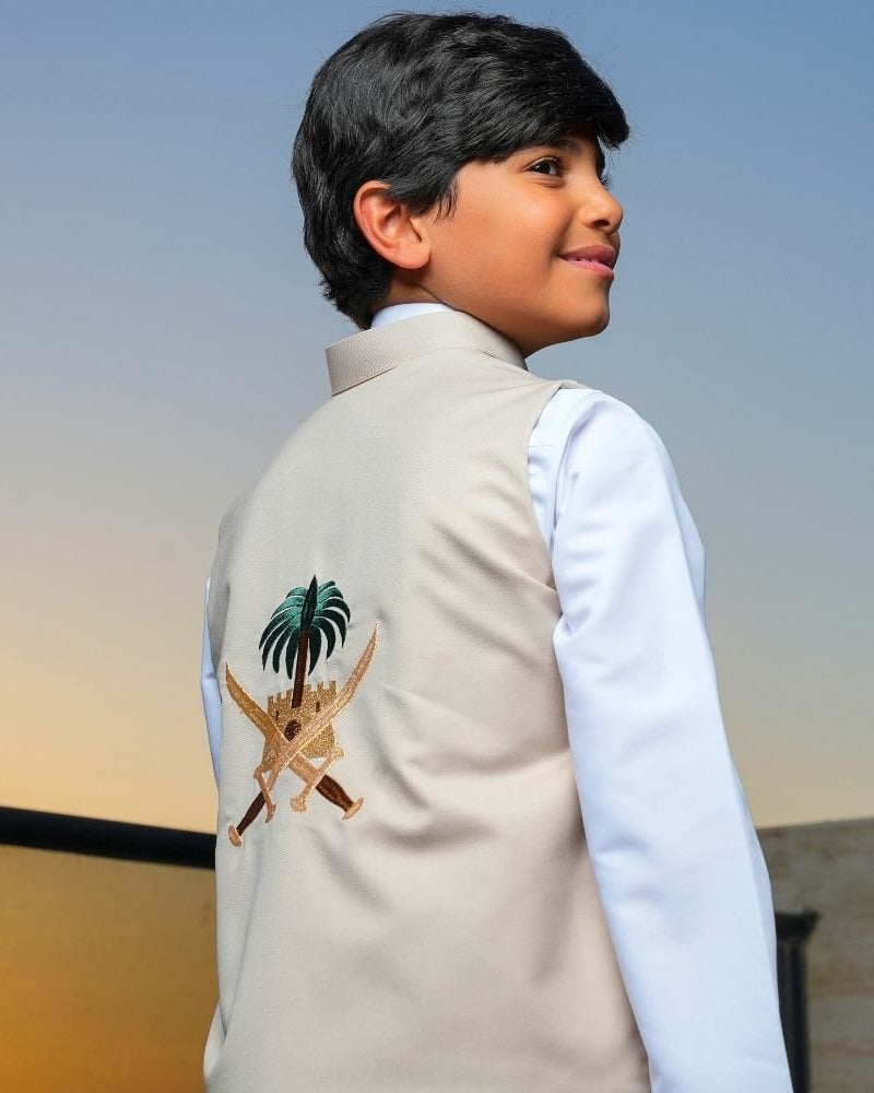 Saudia National Day Boy Waist Coat image 1
