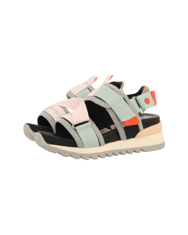 Bundall girls mesh sandals with adjustable white straps image 6