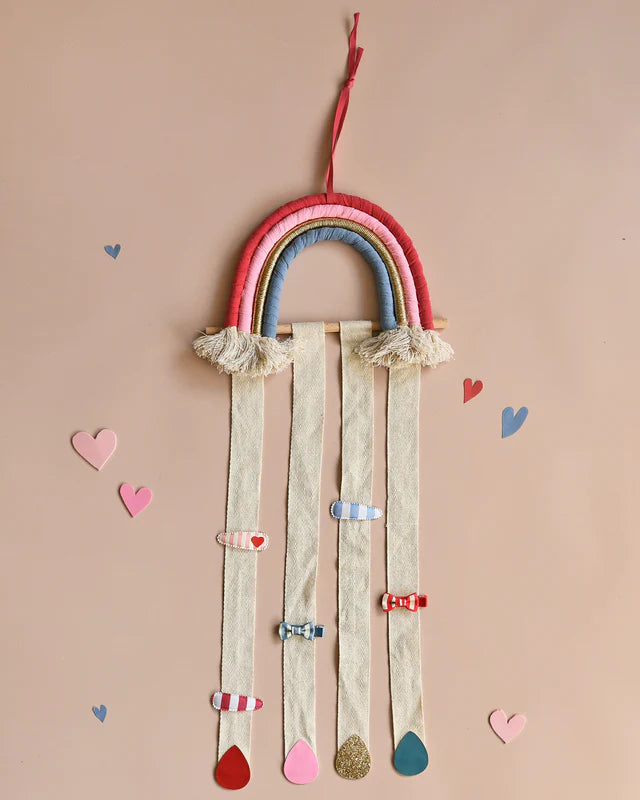 Bright Rainbow Drops Clip Hanger image 1