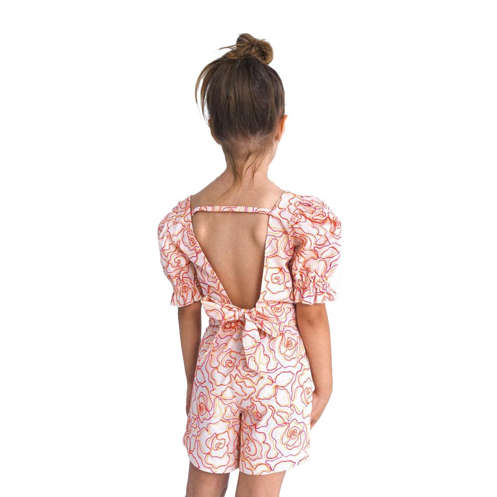 Blouse Open Back Embroidered Azalea image 2