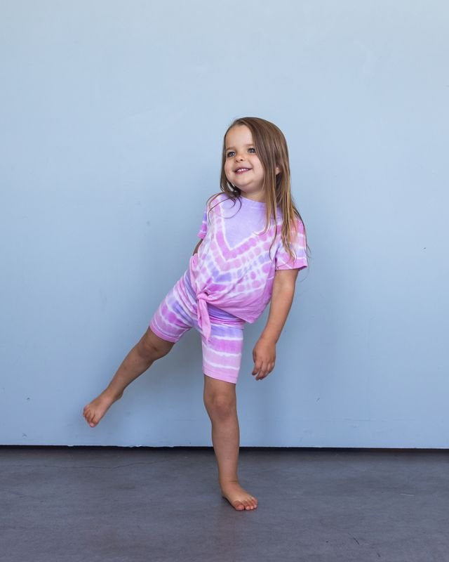 Beach Tee, In Peony image 1