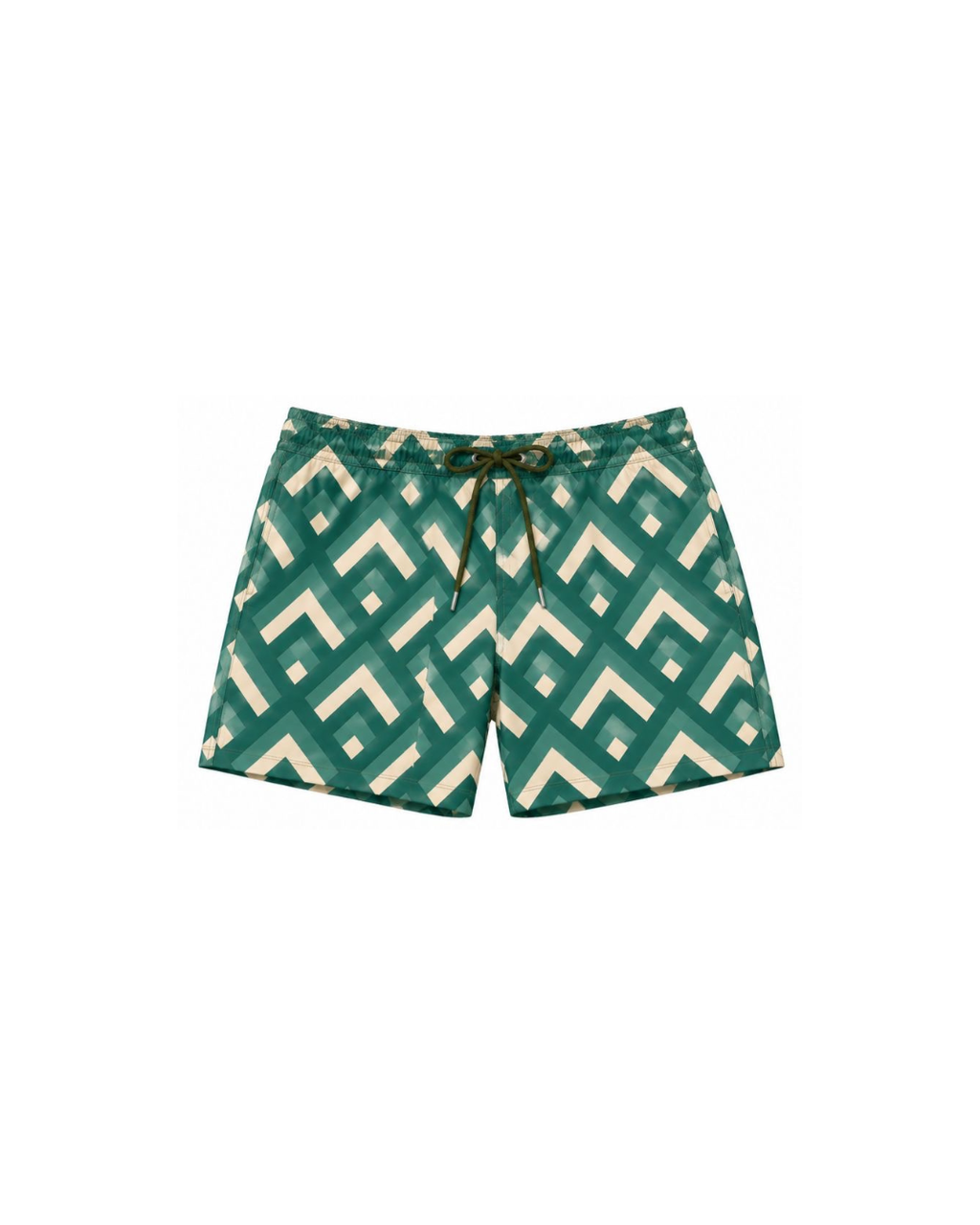 BOYS TRUNK CHEVRON GREEN