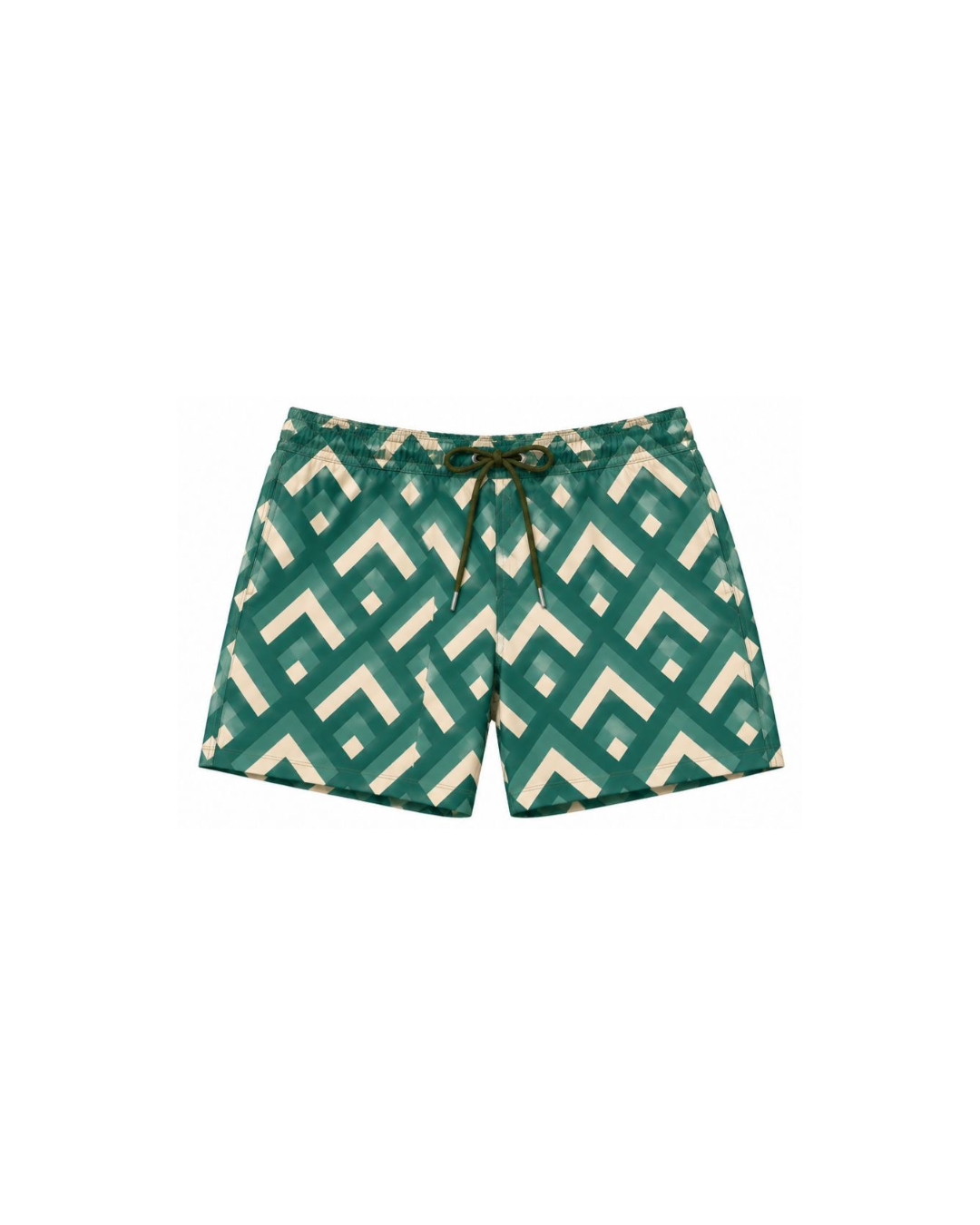 BOYS TRUNK CHEVRON GREEN