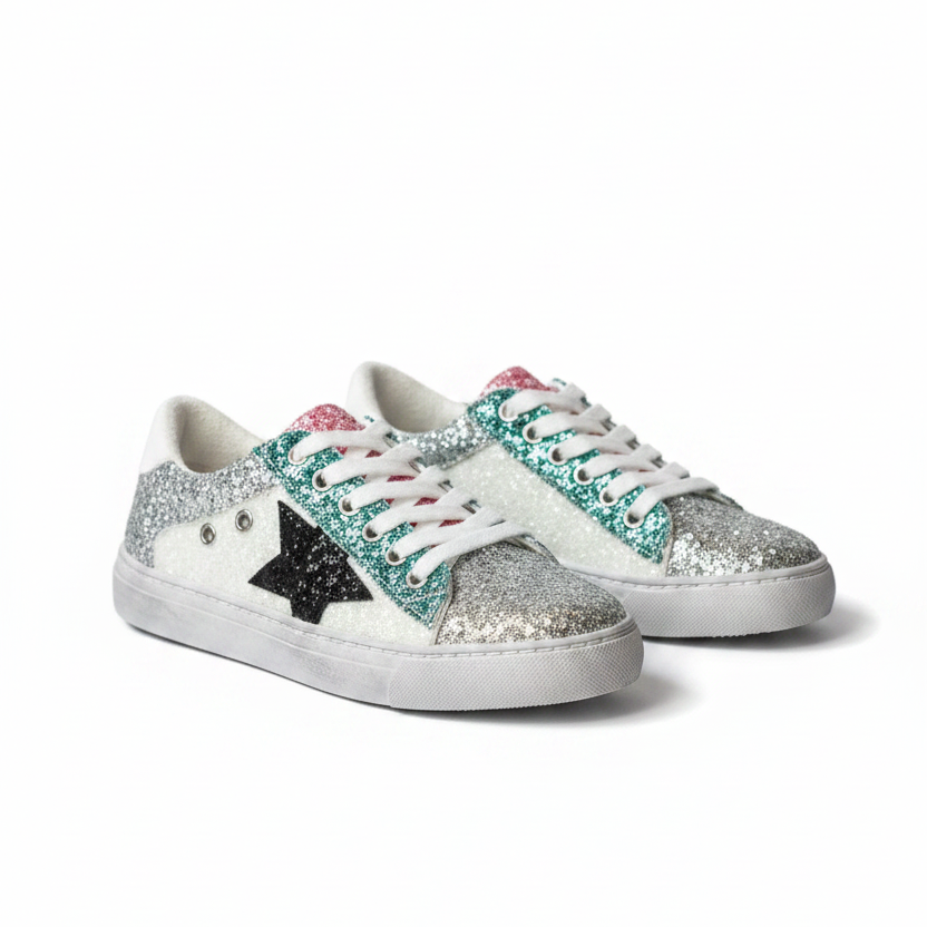 Star Girl Glitter Sneakers