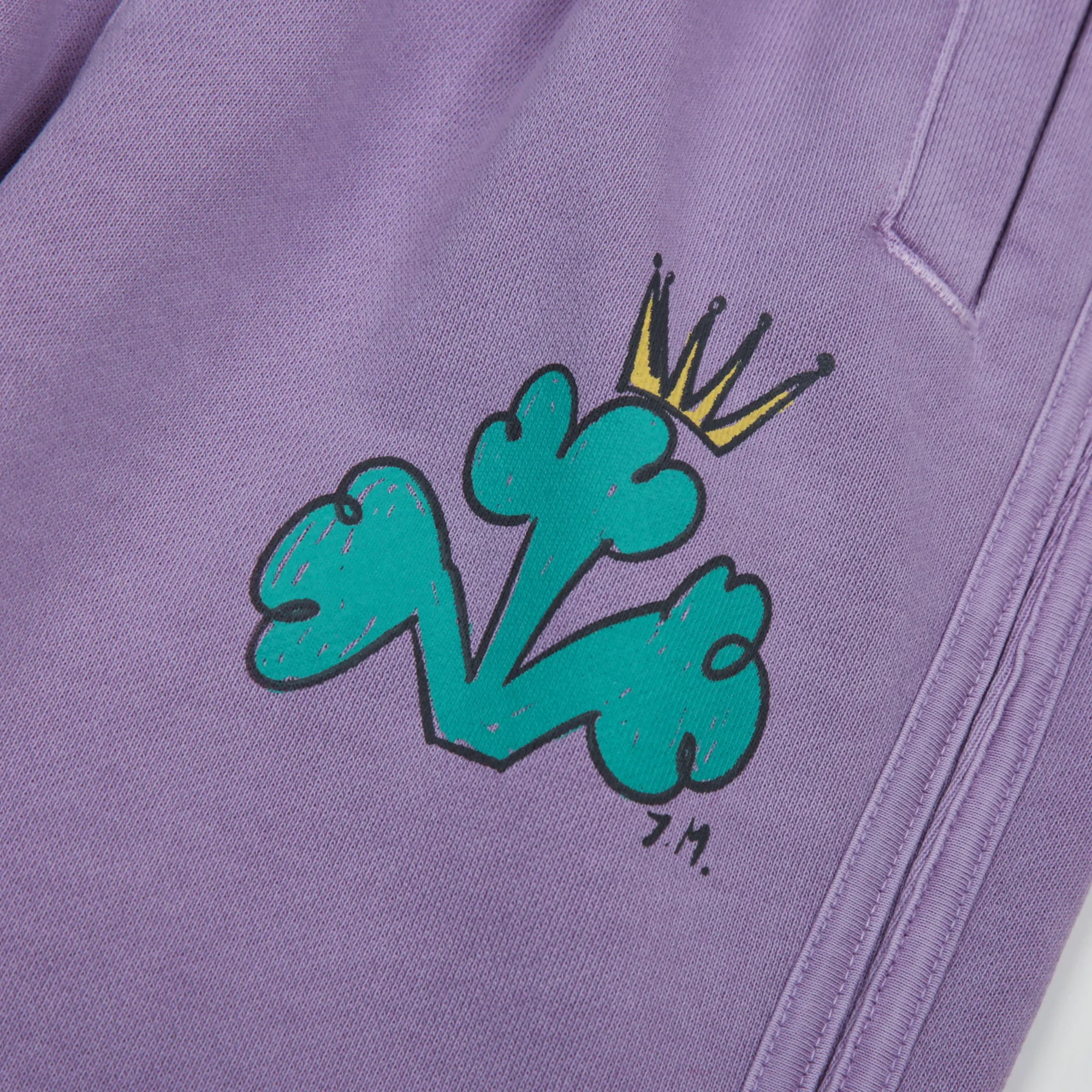 Broccoli Pigment Aladdin Pants – Purple image 2