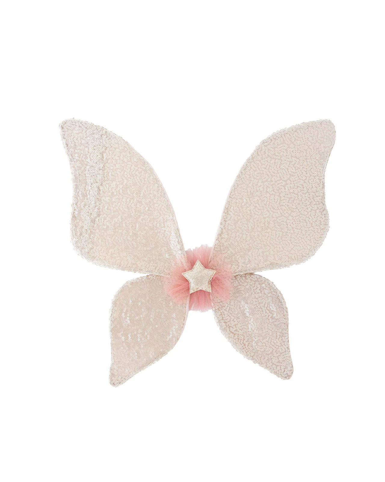 Sequin Fairy Wings Aurelia | Vintage Rose image 0