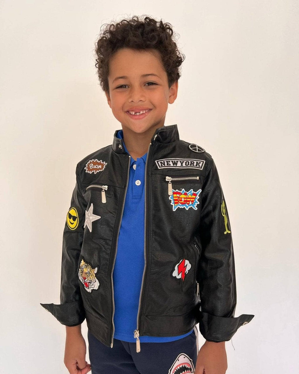 All About The Patch Vegan Leather Jacket image 2
