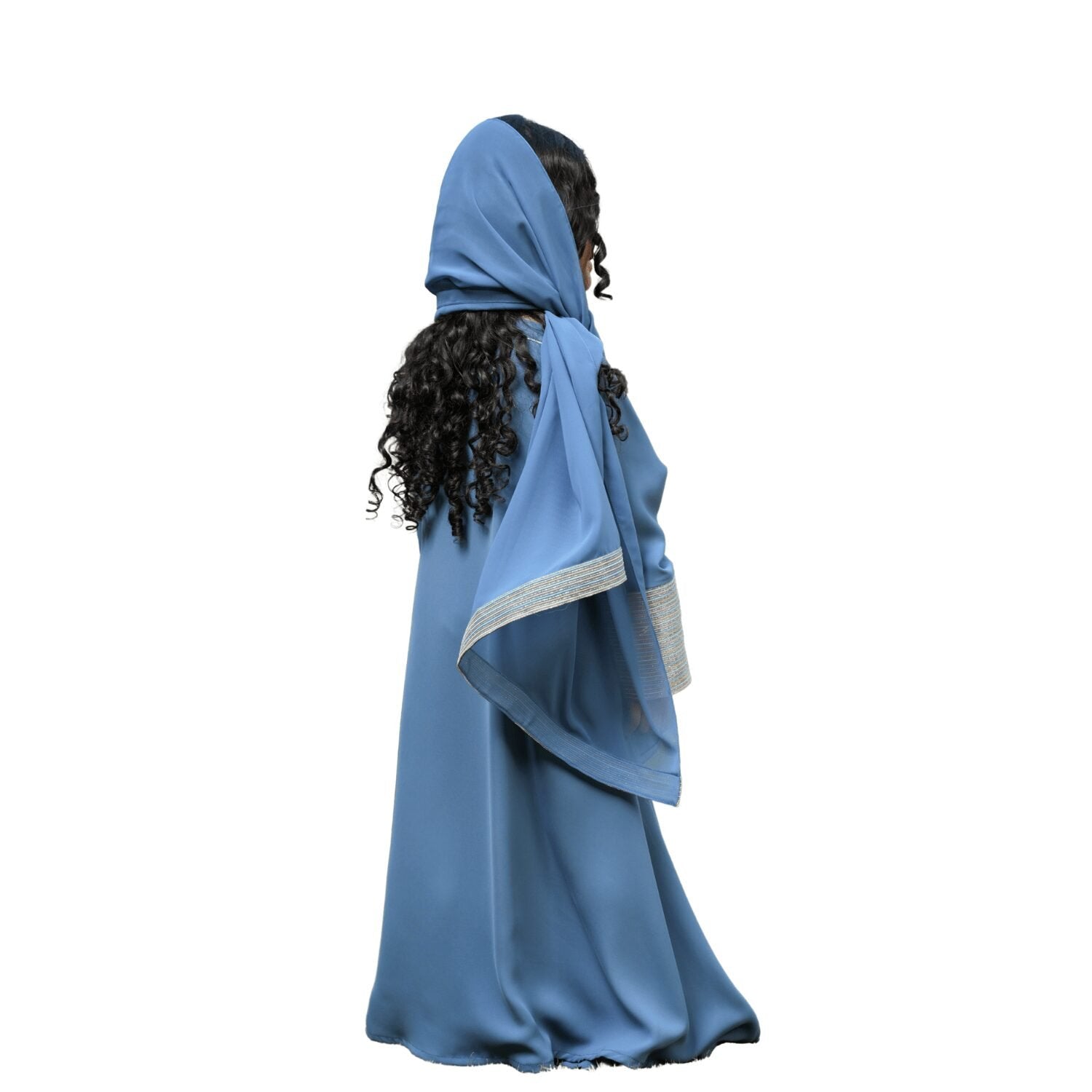 Bloom Kid Abayas - Blue, 7 Y image