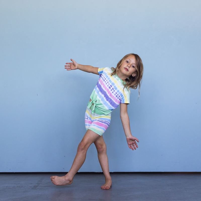 Bamboo Biker Short, In Lollipop image 1